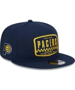 New Era Men's NBA Indiana Pacers Rally Drive Finish Line Patch 9FIFTY Snapback Hat