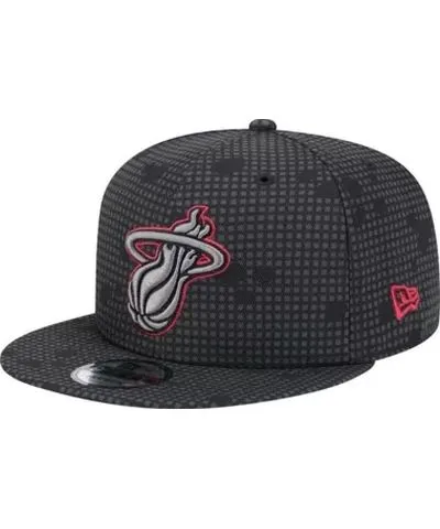 New Era Men's NBA Miami Heat Midnight Ink Pop Outline 9FIFTY Snapback Hat