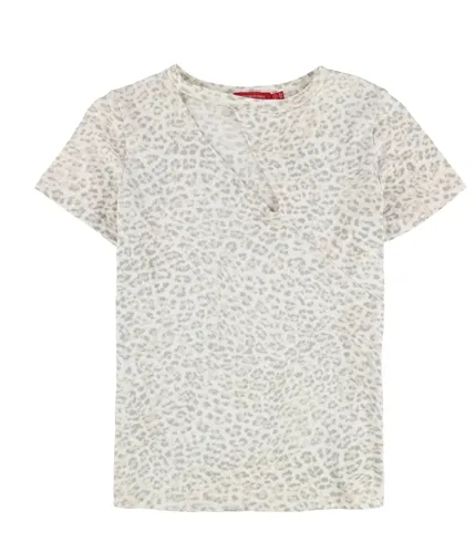 N:Philanthropy Womens Leopard Basic T-Shirt