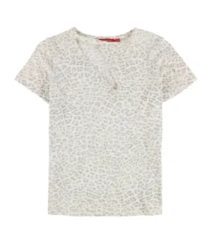 N:Philanthropy Womens Leopard Basic T-Shirt