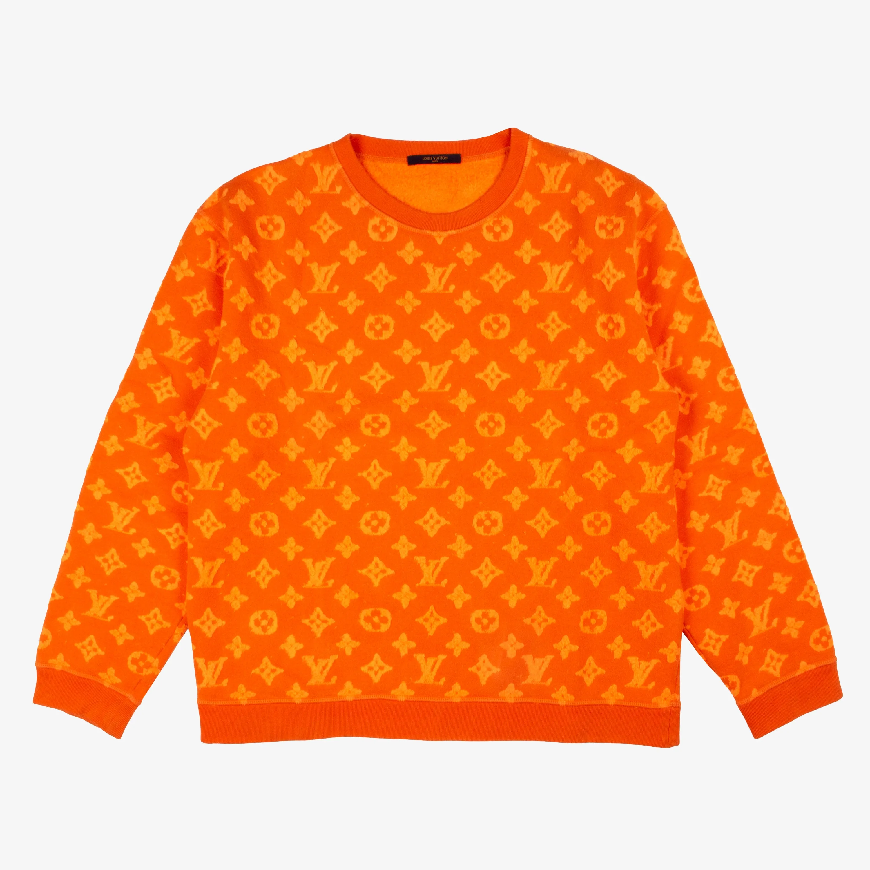 ORANGE MONOGRAM SWEATER