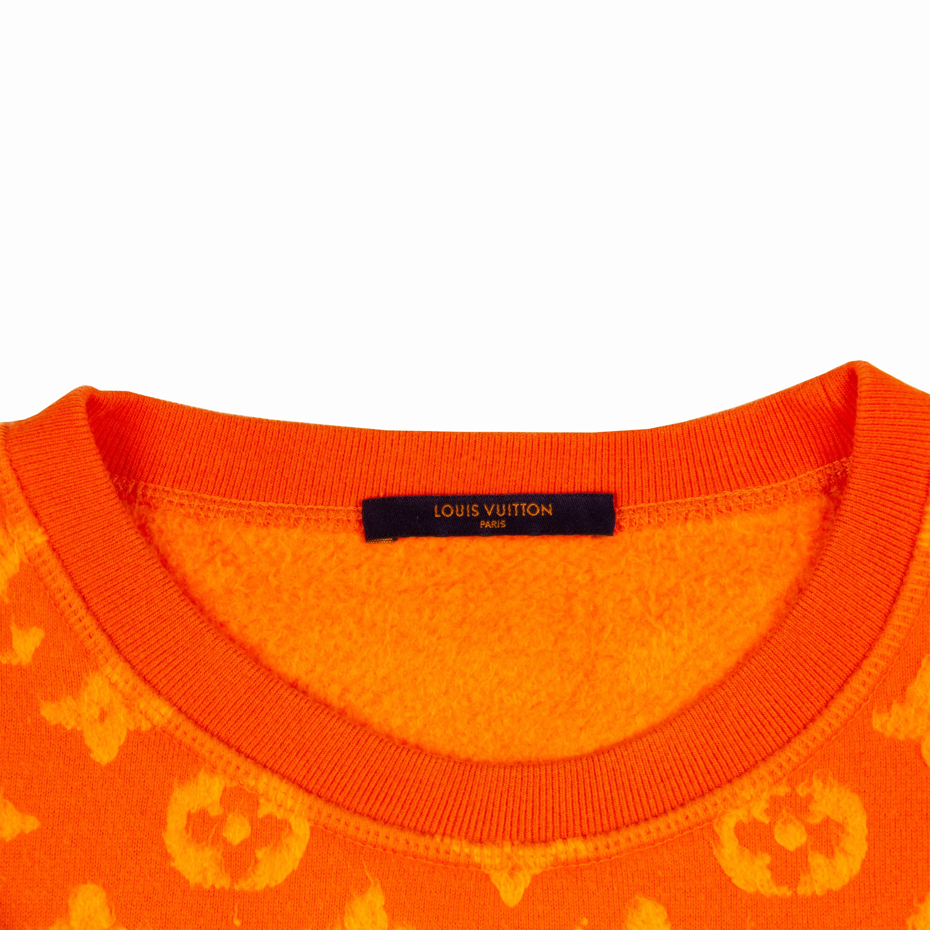 ORANGE MONOGRAM SWEATER