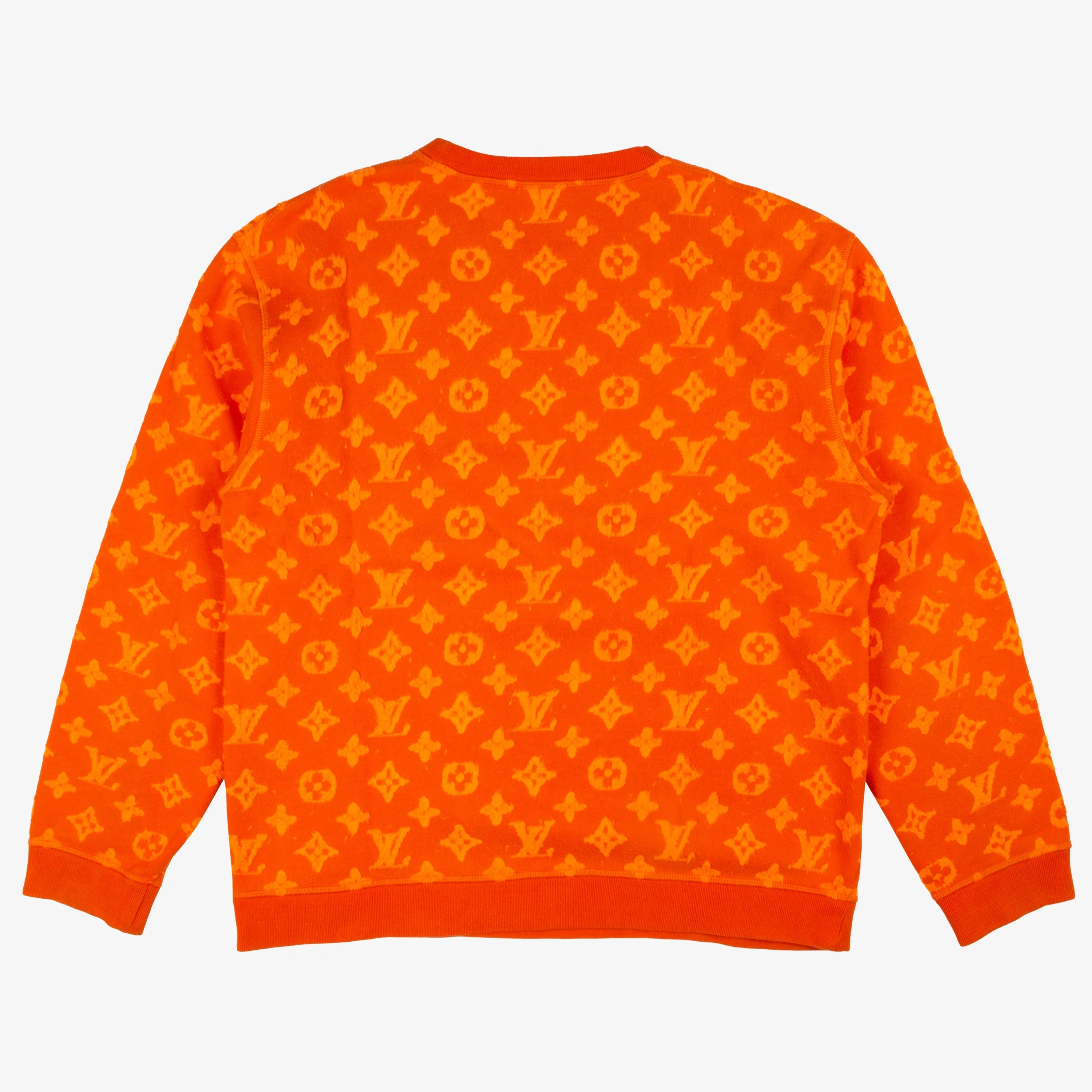 ORANGE MONOGRAM SWEATER