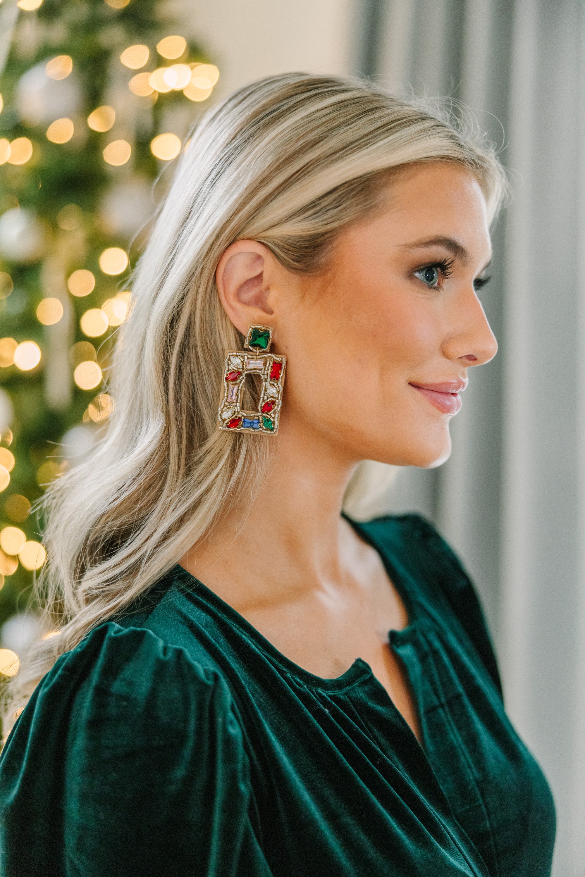 Penelope Red Earrings