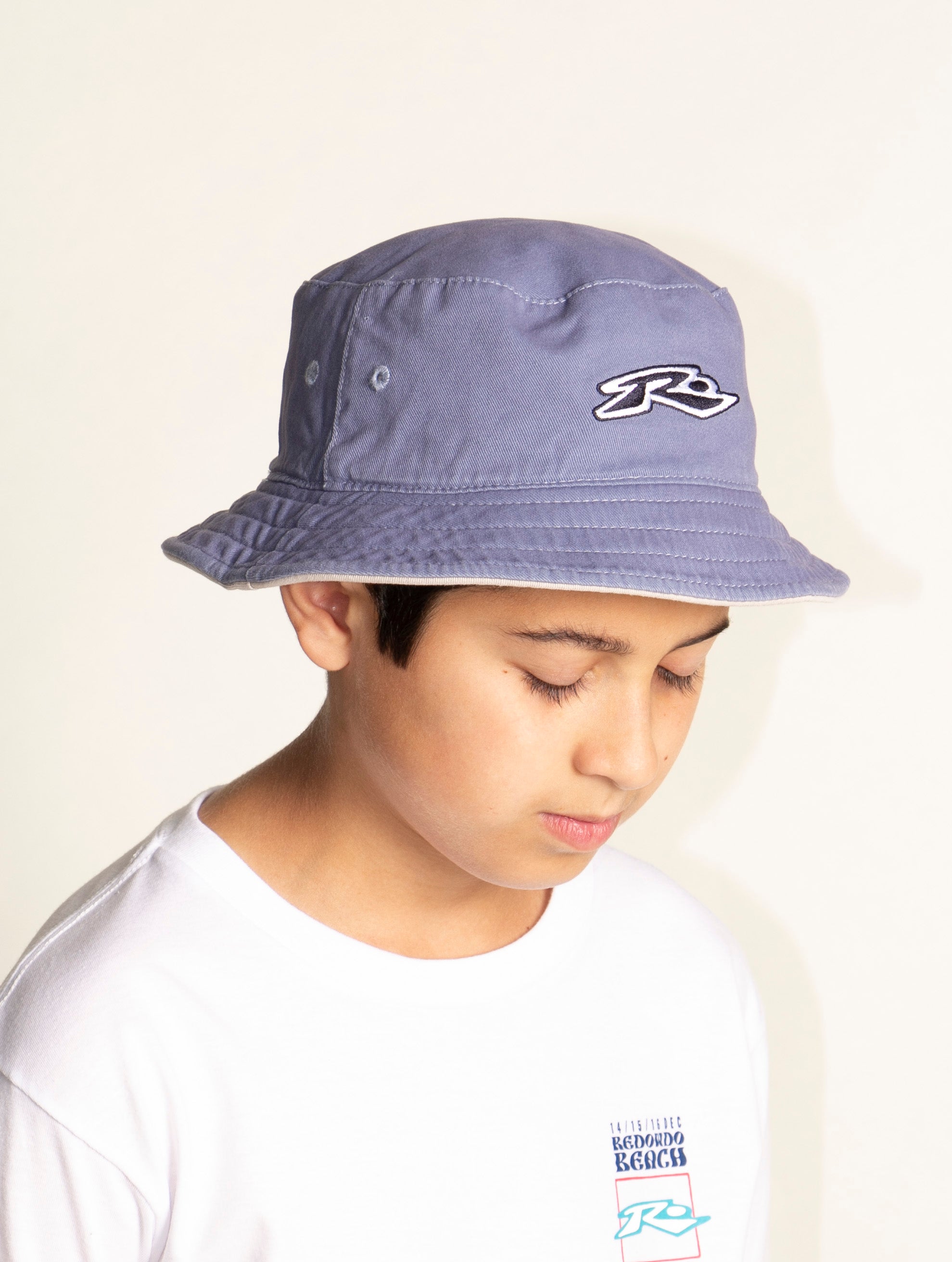 Pilusos Rusty Kick Flip Reversible Bucket Hat Boys* China Blue