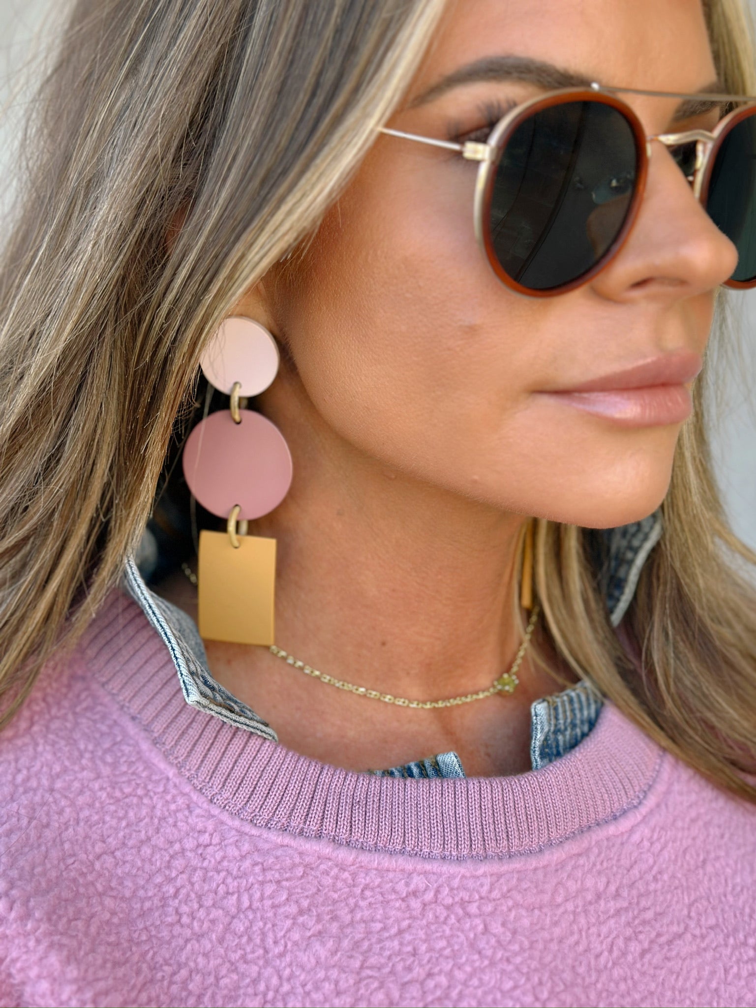 Pink Harbor Earrings