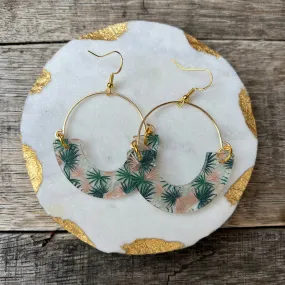 Remix Hoops - Palmetto - Acrylic Earrings