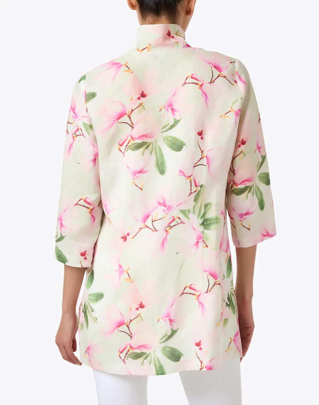 Rita Floral Print Linen Jacket