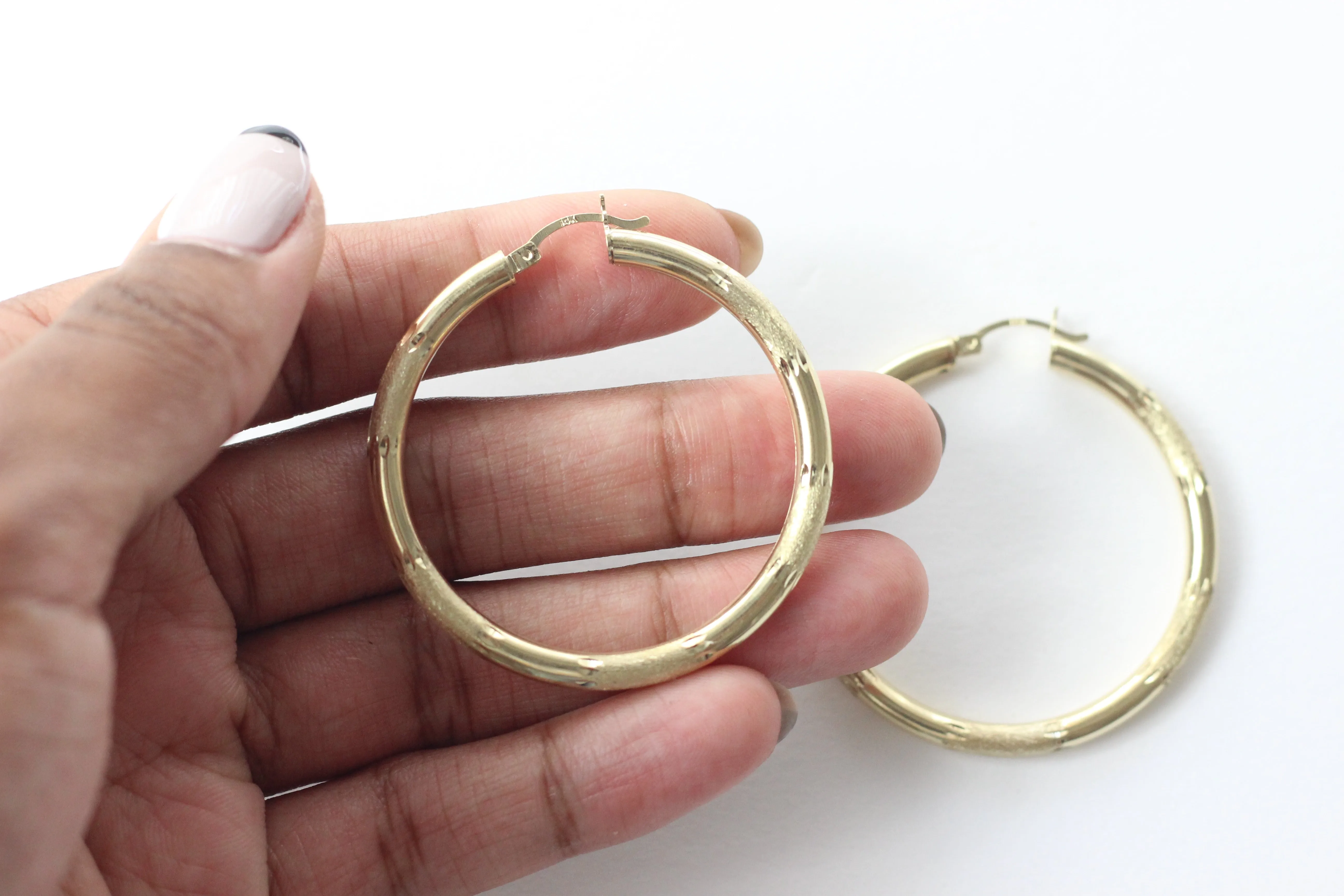 Rosen Hoop Earrings