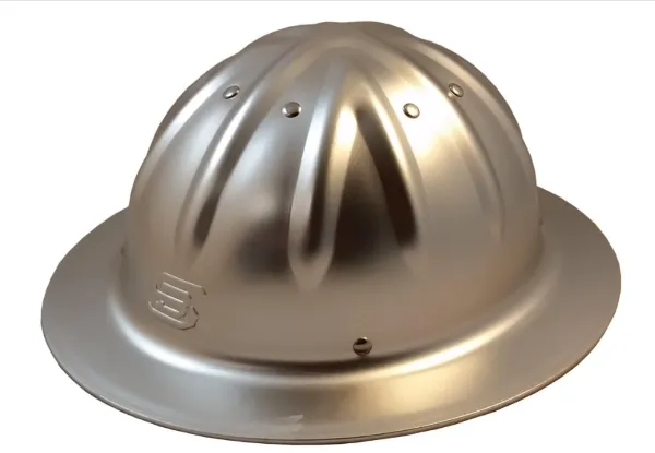 Skull Bucket Alluminum Hard Hat with Ratchet Suspension