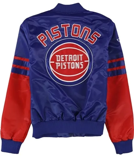 Starter Womens Detroit Pistons Bomber Jacket