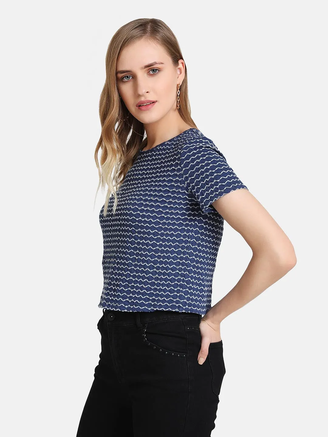 Striped Rib T-Shirt