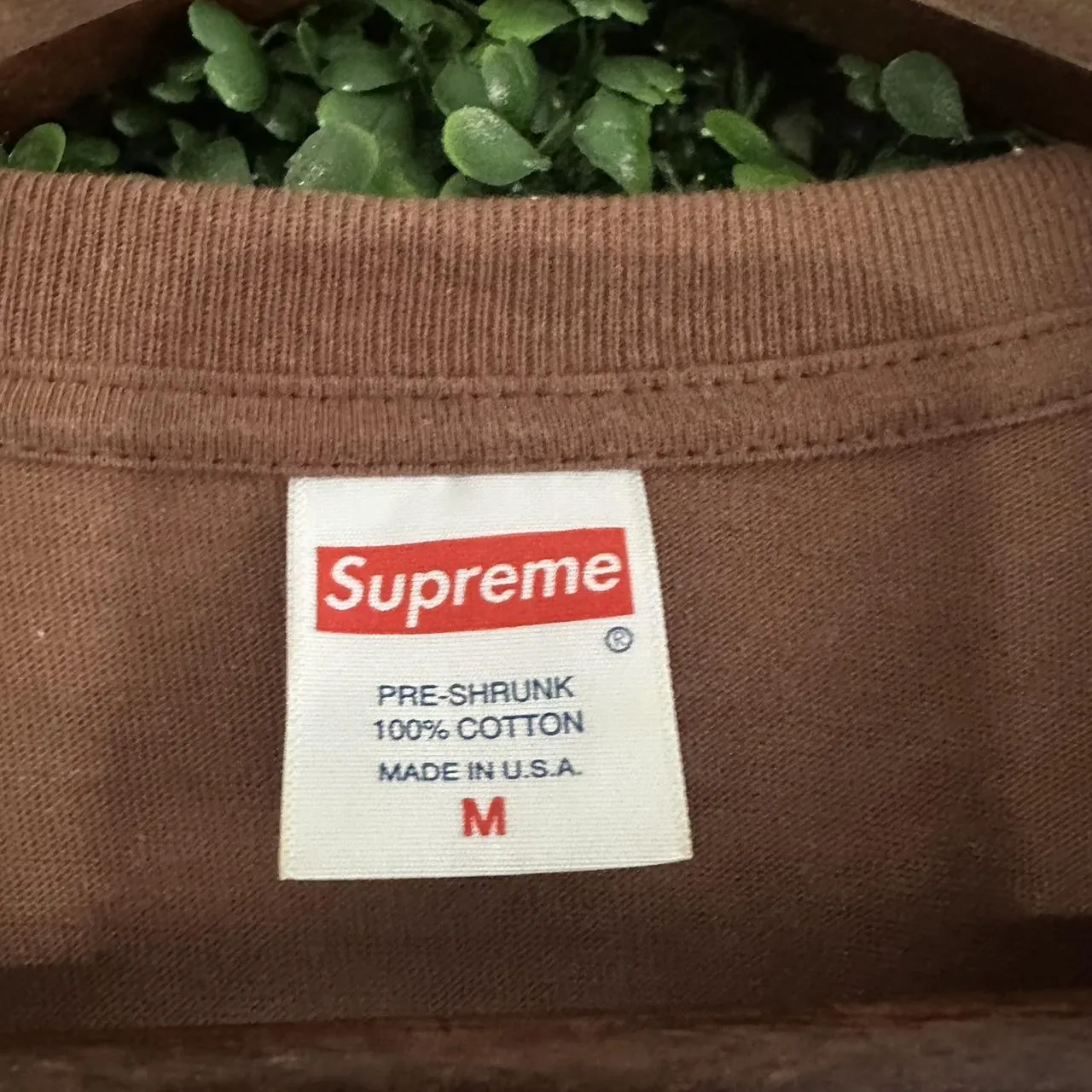 Supreme Men's Brown T-shirt