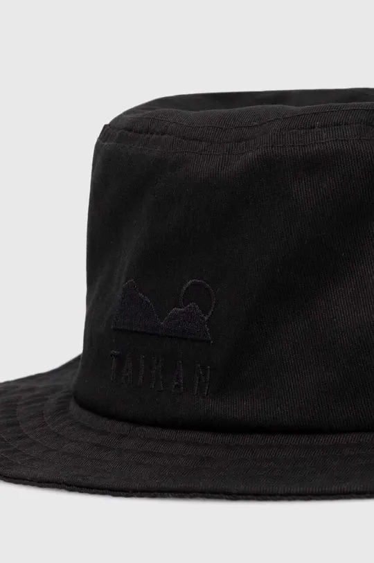 Taikan cotton hat black color