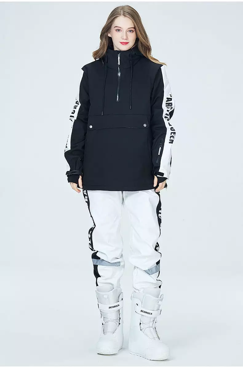 Unisex Couples Ski Suit Women's Ski Jackets and Pants Set Two Pieces