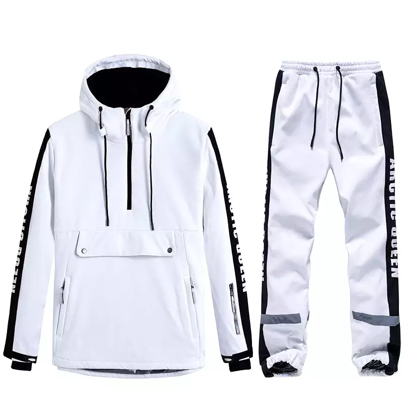 Unisex Couples Ski Suit Women's Ski Jackets and Pants Set Two Pieces