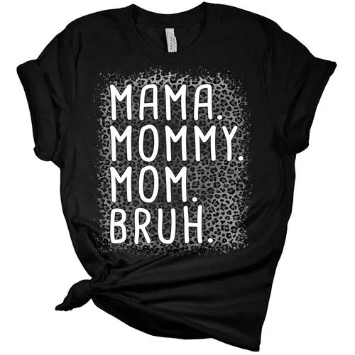 Unisex T-shirt Short Sleeve T-shirts Printing Mama Streetwear Letter