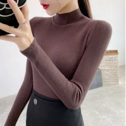 Women's Sweater Long Sleeve Sweaters & Cardigans Casual Simple Style Solid Color