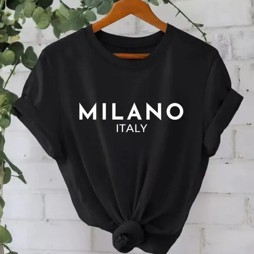 Women's T-shirt Short Sleeve T-Shirts Printing Streetwear Letter