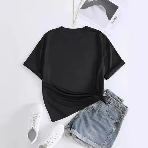 Women's T-shirt Short Sleeve T-Shirts Streetwear Letter