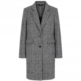 Womens Checked Coat