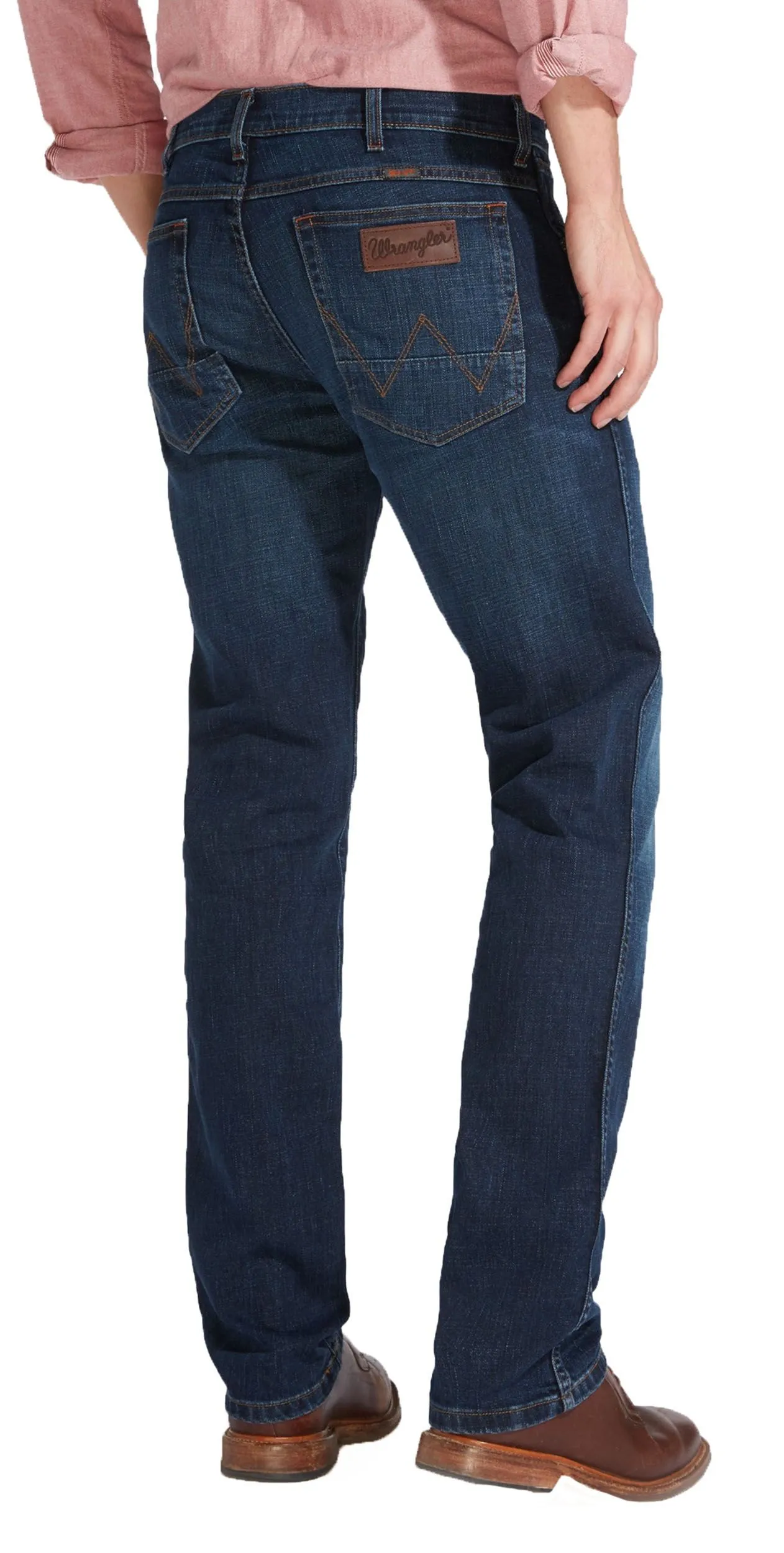 Wrangler Greensboro Modern Straight Denim Jeans El Camino